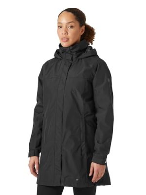Womens Aden Waterproof Breathable Hooded Long Rain Jacket