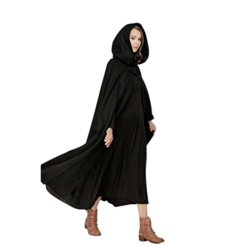 Gothic Women's Autumn and Winter Cloak - Extended Trench Coat in Harajuku Style