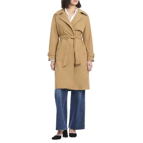 womens Classic Double Breasted Trench Coat