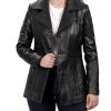 Leather Blazers Women - Stylish Leather Car Coats For Womens Real Lambskin Casual Leather Jackets Women