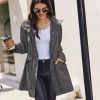 Raincoat Women Waterproof Long Hooded Rain Jacket Trench Coats Windbreaker Travel Jacket