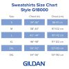 unisex-adult Fleece Crewneck Sweatshirt, Style G18000, Multipack