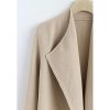 Women's Classy Open Front Knit Coat Cardigan Coatigan Light Jacket