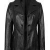 Leather Blazers Women - Stylish Leather Car Coats For Womens Real Lambskin Casual Leather Jackets Women