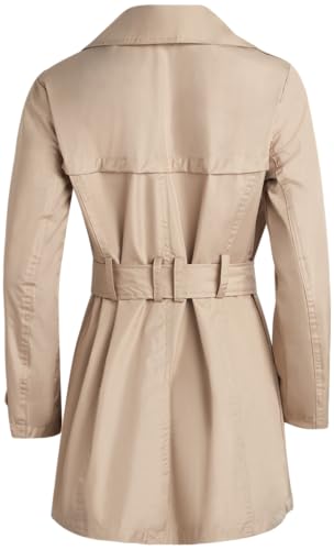 Womens Trench Coat - Water Resistant Double Breasted Long Trench Coat For Women - Outerwear Jacket (S-XL)