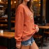 Pumpkin Spice Shirt for Women Thanksgiving Sweatshirt Pumpkin Graphic Hello Fall Pullovers Fall Season Top