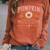 Pumpkin Spice Shirt for Women Thanksgiving Sweatshirt Pumpkin Graphic Hello Fall Pullovers Fall Season Top