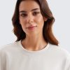 Womens SoftAura Crewneck Sweatshirt Long Sleeve Workout Casual Pullover Basic Fall Tops