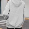 Womens Oversized Hoodies 2025 Fleece Sweatshirts Long Sleeve Pullover with Pocket Fall Winter Outfits Y2k Clothes