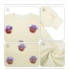 Halloween Sweatshirts for Women Sequin Ghost Pumpkin Sweatshirt Funny Spooky Season Shirt Sparkle Fall Pullover Tops