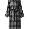 Women's Solid Color Lapel Spring Long-Sleeved Reversible Oversized Trench Coat