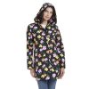 Hooded A-Line Raincoat with Removable Hood