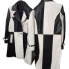 Yolo Jackets Women's Casual Real Lambskin Designer Handmade Two Tone Long Leather Trench Coat Women Full Length Overcoat