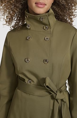 womens Short Peplum Trench Coat