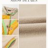 Sweatshirt for Women Oversized Fuzzy Fleece Jacket Color Block Button Long Sleeve Pullover Sherpa Sweatshirts Tops
