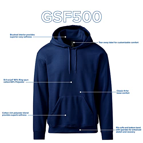 Adult Softstyle Hoodie Sweatshirt, Style GSF500