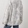Camo Sweatshirt for Women Mens Oversized Fleece Camouflage Maple Leaf Crewnecks Pullover Tops Hunting Hoodies