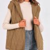 Women's 2025 Fall Spring Vest Casual Sleeveless Hooded Zip Up Jacket Trendy Winter Coat Outerwear