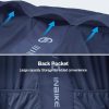 Cycling Jacket for Men Women, Windproof Lightweight Packable Running Windbreaker, Breathable Quick Dry Reflective Biking Coat