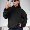 Womens Oversized Hoodies Fleece Sweatshirts Long Sleeve Sweaters Pullover Fall Clothes with Pocket
