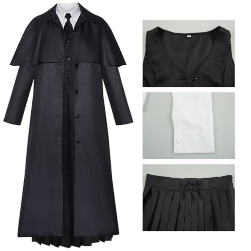 Gothic Cosplay Dresses for Women – Long Sleeve Costumes for Halloween, Roleplay, Stage, Themed Parties