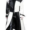 Yolo Jackets Women's Casual Real Lambskin Designer Handmade Two Tone Long Leather Trench Coat Women Full Length Overcoat