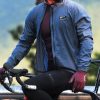 Cycling Jacket for Men Women, Windproof Lightweight Packable Running Windbreaker, Breathable Quick Dry Reflective Biking Coat