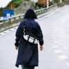 Raincoat for Men Waterproof Long Rain Jacket with Stowable Hood Lightweight Rain Gear Poncho for Unisex