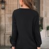 Womens Long Sleeve Tops Loose Fit Fall Cute Thick T Shirts Winter Cruise Outfits Trendy Clothes