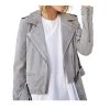 womens Luxury Clothing Cropped Suede Leather Motorcycle Jackets, Comfortable & Stylish Coats