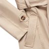 Womens Trench Coat - Water Resistant Double Breasted Long Trench Coat For Women - Outerwear Jacket (S-XL)
