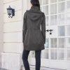 Raincoat Women Waterproof Long Hooded Rain Jacket Trench Coats Windbreaker Travel Jacket
