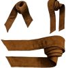 Yolo Jackets Men's New NCR Veteran Ranger Cowboy Western A-7 Brown Long Duster Coat Leather Trench Coats Men Full Length