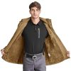 Men's Winter Casual Thicken Multi-Pocket Outwear Jacket Coat With Removable Hood