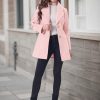 Women's Elegant Overcoat Notched Shawl Collar Single Breasted Outerwear Winter Long Coat