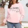 Yes I'M Cold Me 24/7 Always Cold Sweatshirt For Women Crewneck Winter Freezing Sweatshirts Funny Pullover Hoodies