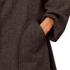 Womens Long Pea Coats Oversized Wrap Wool Blend Trench Coats Winter Open Front Cardigan Overcoats
