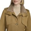 womens Classic Transitional Water-resistant Insulated Trench Coat