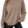 Womens Sweatshirts Crewneck Hoodies Casual Sweaters Long Sleeve Tops Fall Fashion Outfits Winter Clothes 2025