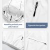 Men's Packable Waterproof Running Rain Coats Reflective Cycling Jacket Windbreaker With Removable Hood