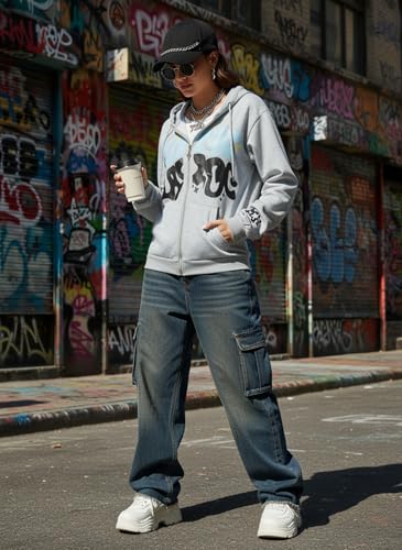 Y2K Hoodies for Women Men Unisex Teen Girls Juniors Aesthetic Hoodie Sweatshirts Streetwear Outfits