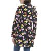 Hooded A-Line Raincoat with Removable Hood