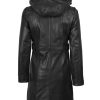 Leather Coat Women - Real Lambskin Stylish Leather Coat for Women