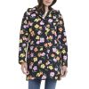 Hooded A-Line Raincoat with Removable Hood