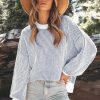 Womens Sweaters Fall 2025 Clothes Oversized Long Sleeve Colorblock Striped Knit Pullover Tops Casual Winter Trendy Outfits
