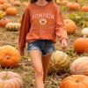 Pumpkin Spice Shirt for Women Thanksgiving Sweatshirt Pumpkin Graphic Hello Fall Pullovers Fall Season Top