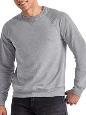Originals Men's French Terry Sweatshirt, Tri-Blend Crewneck Sweatshirt for Men
