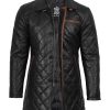 Leather Coats for Men Real Lambskin Casual Car coat Style Leather Jacket Men