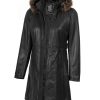 Leather Coat Women - Real Lambskin Stylish Leather Coat for Women