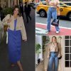 Womens Cropped Bike Jacket Casual Double Breasted Trench Coat with Belt